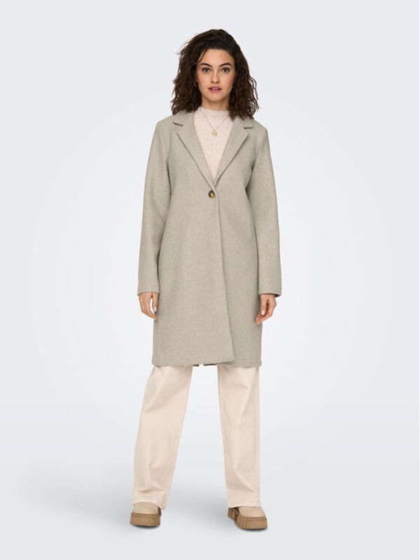 ONLY ONLY Преходно палто Emma 15281382 Екрю Regular Fit