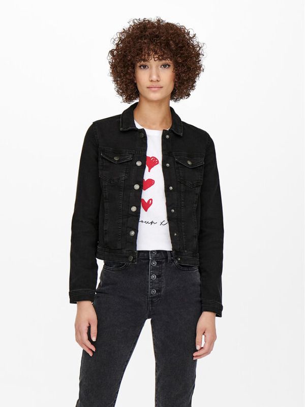 ONLY ONLY Преходно яке 15192447 Черен