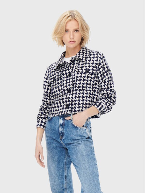 ONLY ONLY Преходно яке Kimmie 15262367 Бял Regular Fit