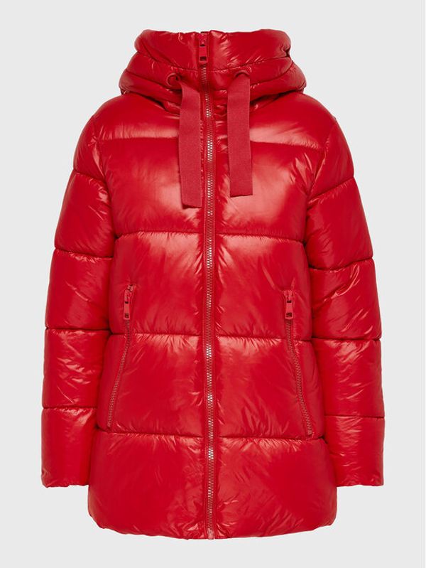 ONLY ONLY Пухено яке Scarlett 15258477 Червен Regular Fit