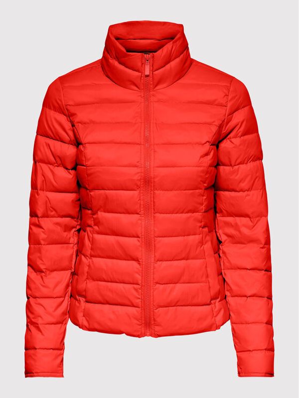 ONLY ONLY Пухено яке Tahoe 15205757 Червен Regular Fit