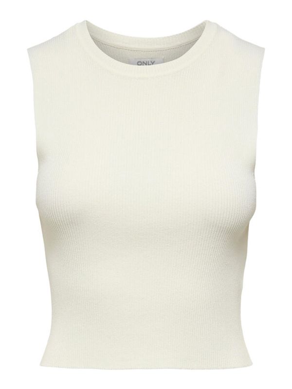 ONLY ONLY Пуловер 15255533 Бял Regular Fit