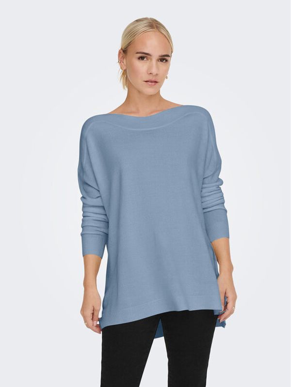 ONLY ONLY Пуловер 15280492 Син Regular Fit
