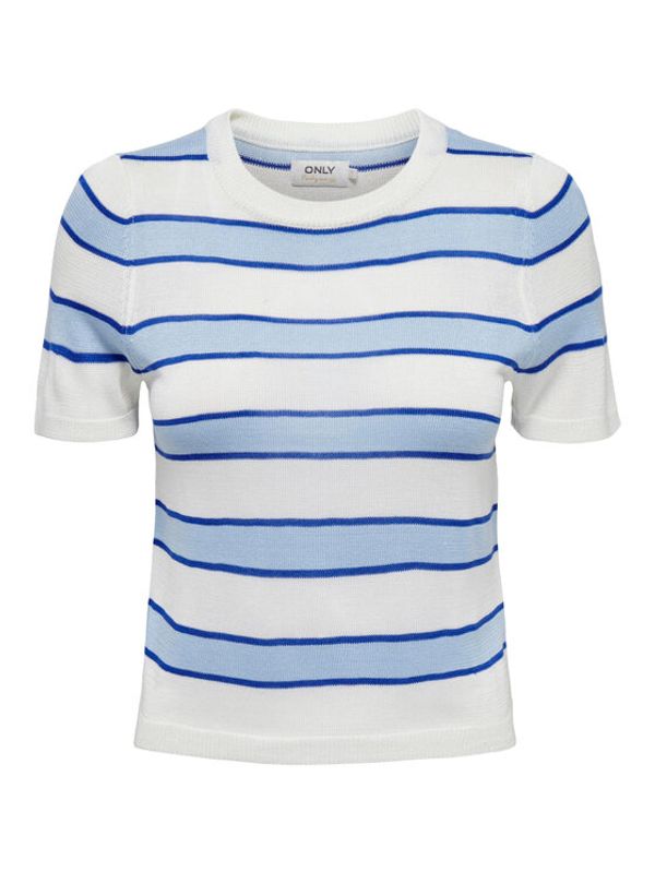 ONLY ONLY Пуловер 15288490 Бял Regular Fit