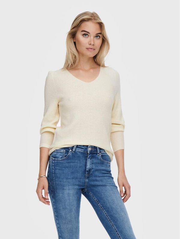 ONLY ONLY Пуловер Atia 15230147 Бежов Regular Fit