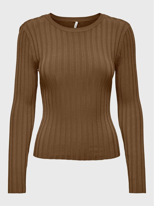 ONLY ONLY Пуловер Ida 15268001 Кафяв Regular Fit