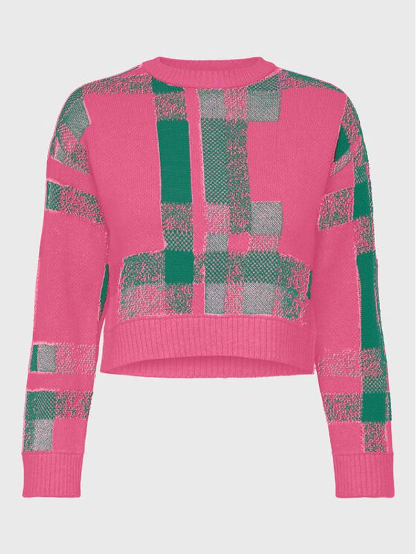 ONLY ONLY Пуловер Kelly 15264617 Розов Regular Fit