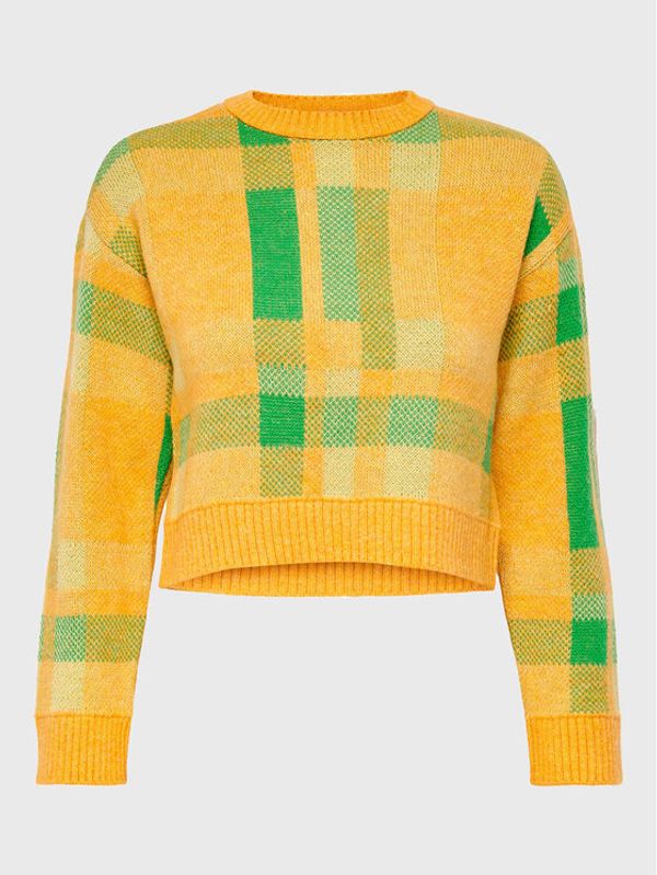 ONLY ONLY Пуловер Kelly 15264617 Жълт Regular Fit