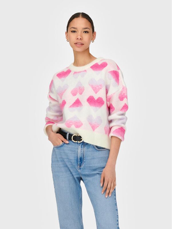 ONLY ONLY Пуловер Laida 15259434 Розов Regular Fit