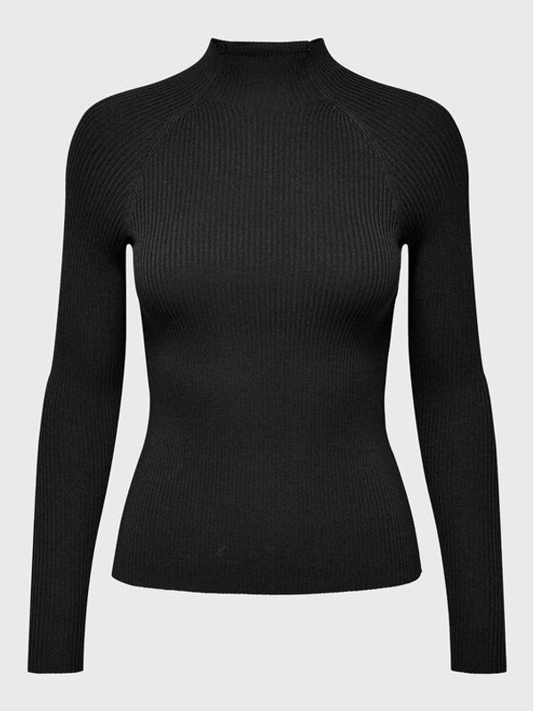 ONLY ONLY Пуловер Rachella 15272596 Черен Slim Fit