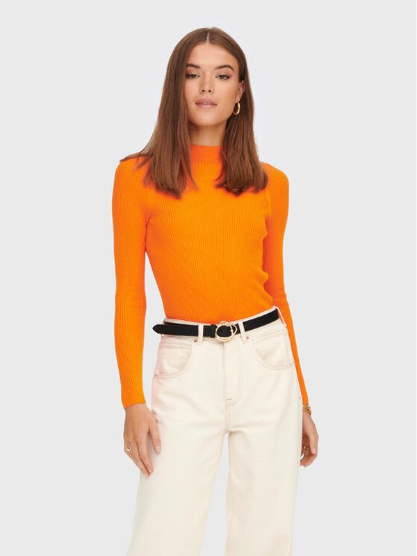 ONLY ONLY Пуловер Rachella 15272596 Жълт Slim Fit