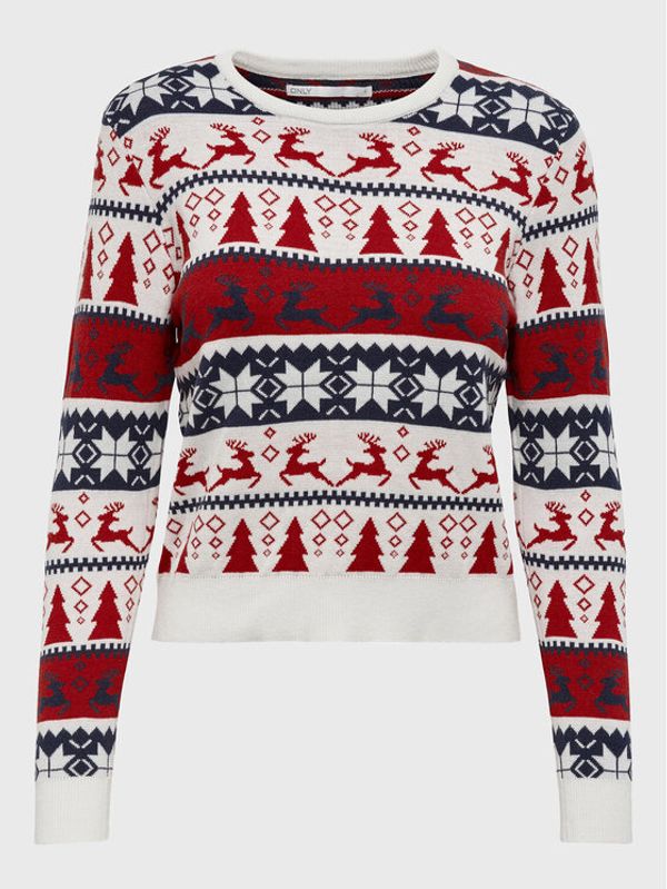 ONLY ONLY Пуловер Xmas 15272170 Цветен Regular Fit