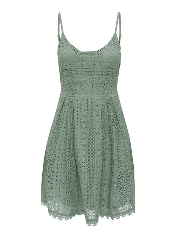 ONLY ONLY Рокля 15204799 Зелен Regular Fit