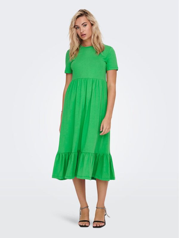 ONLY ONLY Рокля 15252525 Зелен Regular Fit