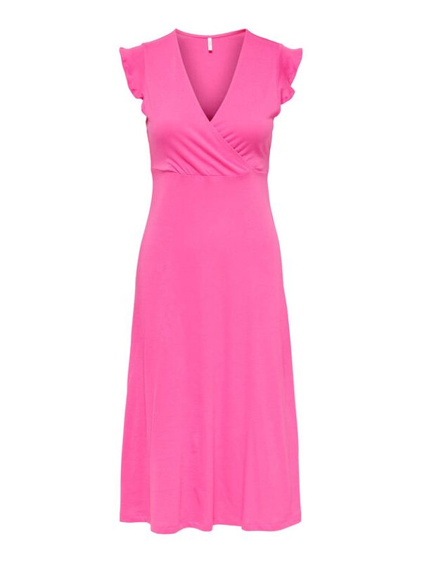 ONLY ONLY Рокля 15257520 Розов Regular Fit