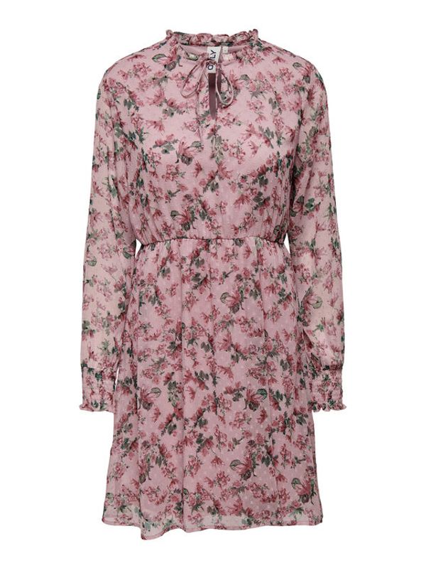 ONLY ONLY Рокля 15283506 Розов Regular Fit