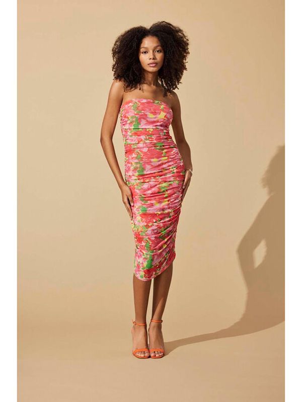 ONLY ONLY Рокля 15293474 Розов Regular Fit