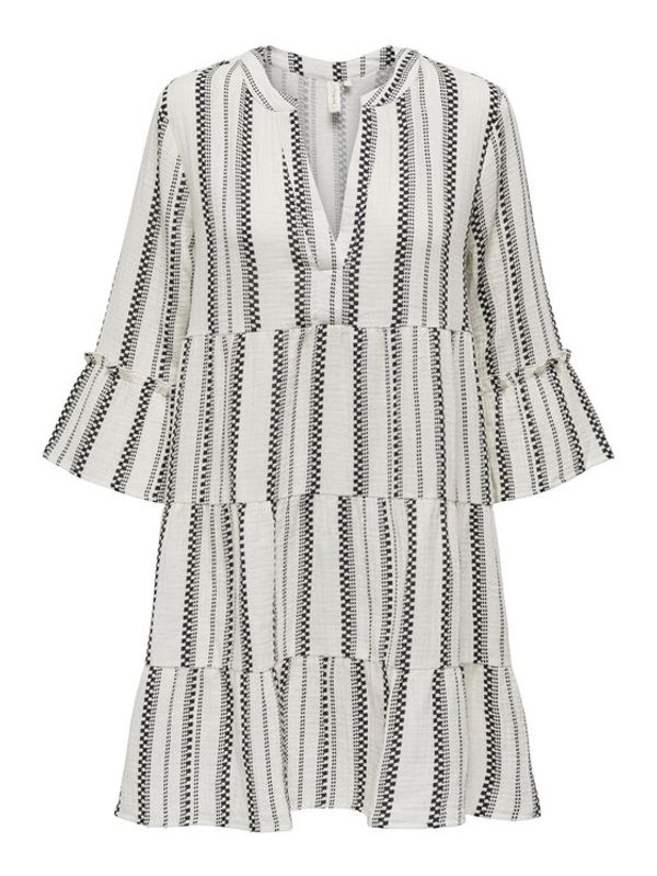 ONLY ONLY Рокля 15296378 Бял Regular Fit