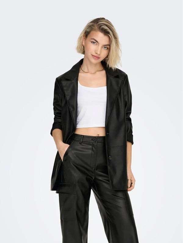 ONLY ONLY Сако 15298242 Черен Loose Fit