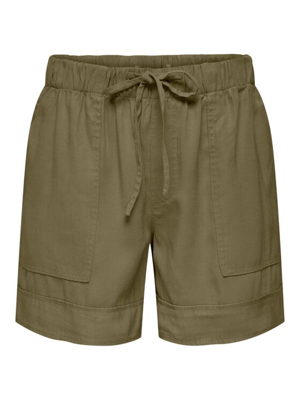 ONLY ONLY Шорти от плат 15291256 Жълт Regular Fit