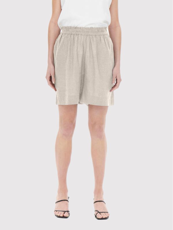 ONLY ONLY Шорти от плат Tokyo 15259587 Бежов Relaxed Fit