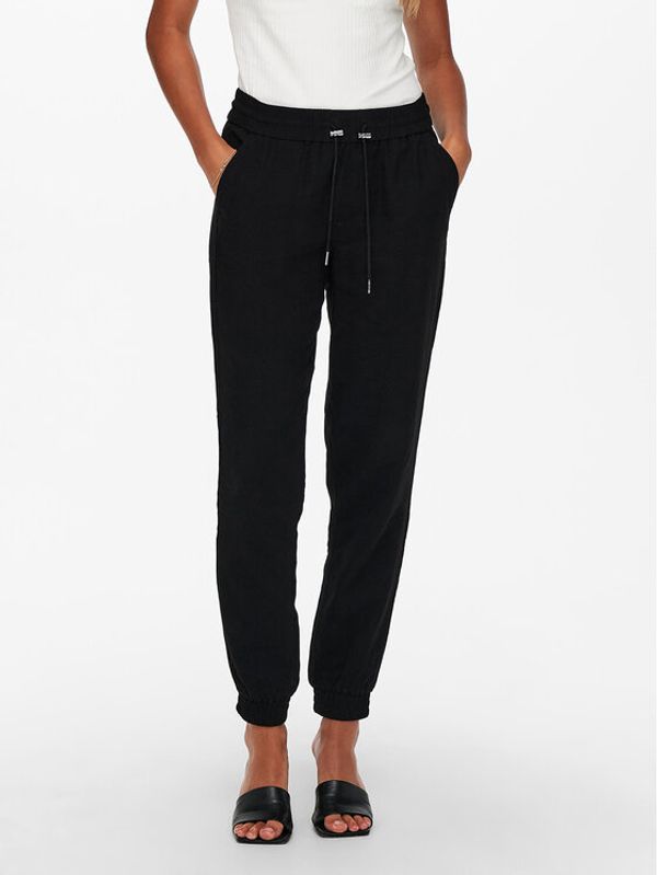 ONLY ONLY Текстилни панталони 15203946 Черен Regular Fit