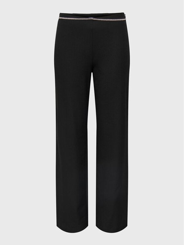 ONLY ONLY Текстилни панталони Tera 15275631 Черен Regular Fit