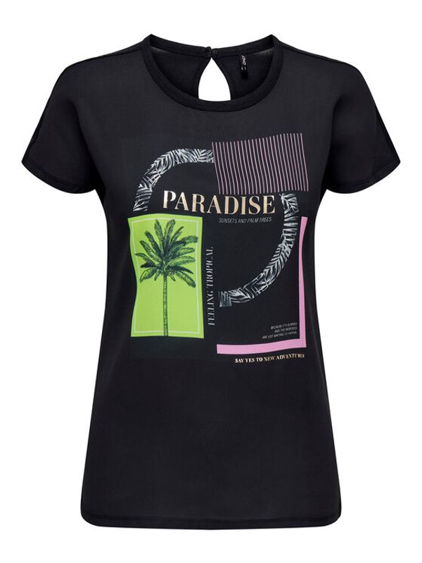 ONLY ONLY Тишърт 15282699 Черен Regular Fit