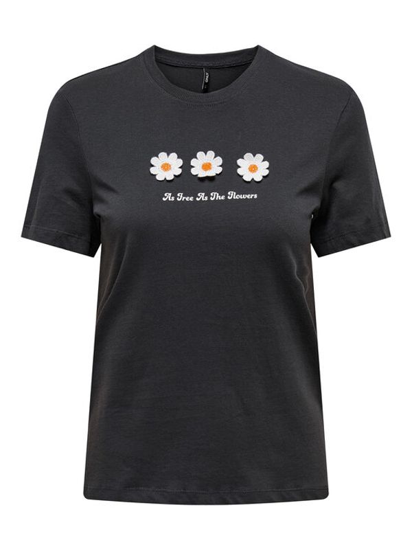 ONLY ONLY Тишърт 15286716 Черен Regular Fit