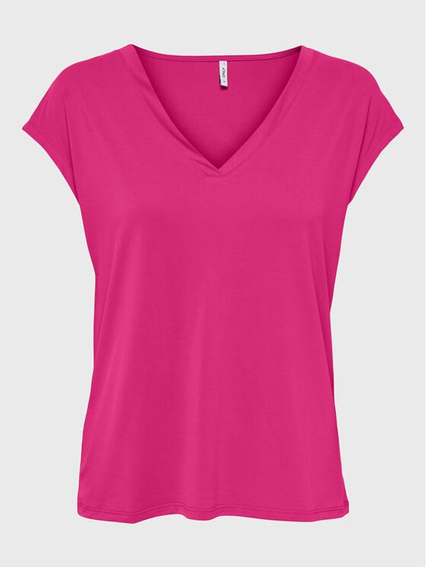 ONLY ONLY Тишърт 15287041 Розов Regular Fit