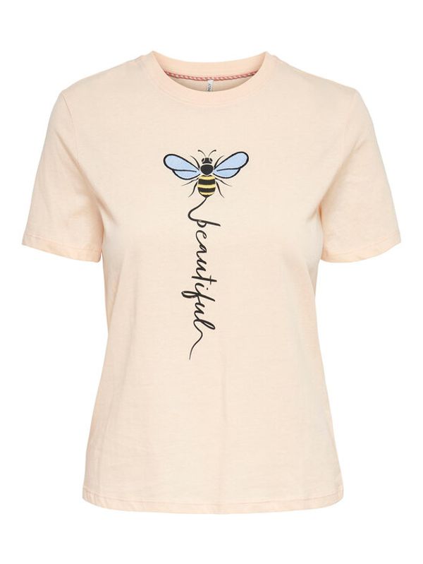 ONLY ONLY Тишърт 15288293 Жълт Regular Fit