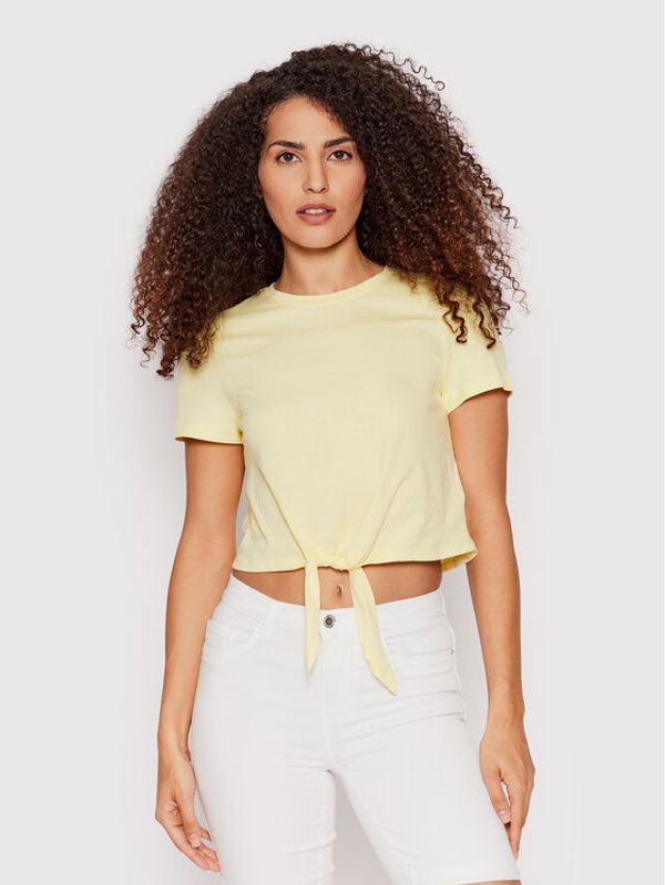 ONLY ONLY Тишърт May 15257468 Жълт Regular Fit