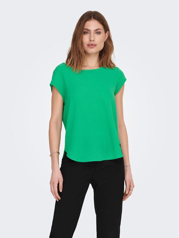 ONLY ONLY топ 15142784 Зелен Regular Fit