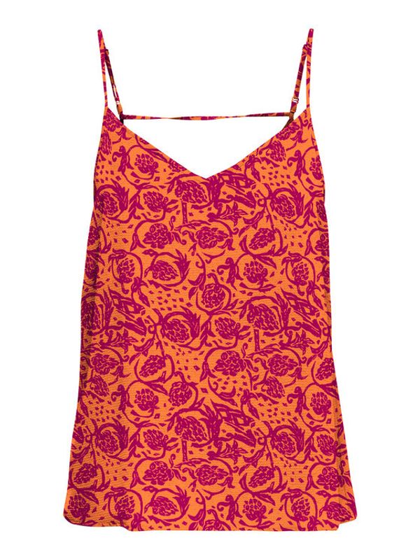 ONLY ONLY топ 15222159 Оранжев Regular Fit