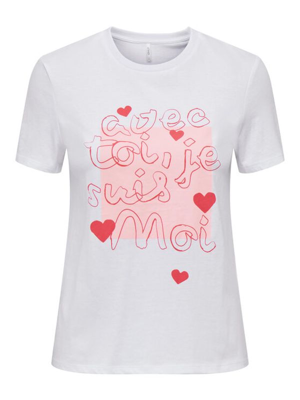 ONLY ONLY топ 15266625 Бял Regular Fit