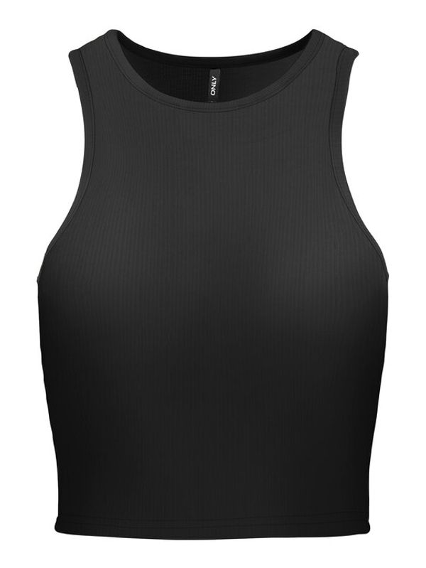 ONLY ONLY топ 15289846 Черен Cropped Fit