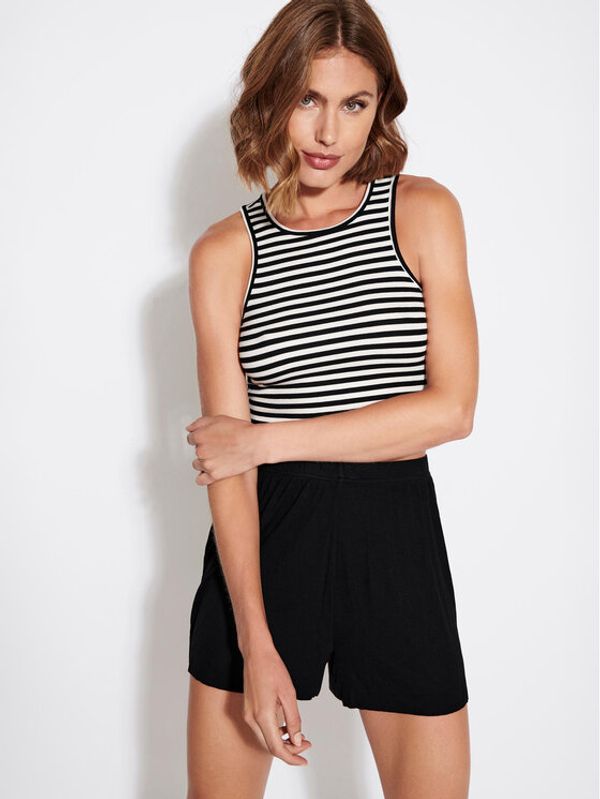 ONLY ONLY топ 15289846 Черен Cropped Fit