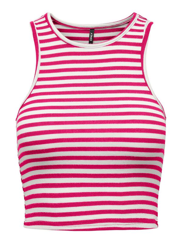 ONLY ONLY топ 15289846 Виолетов Cropped Fit