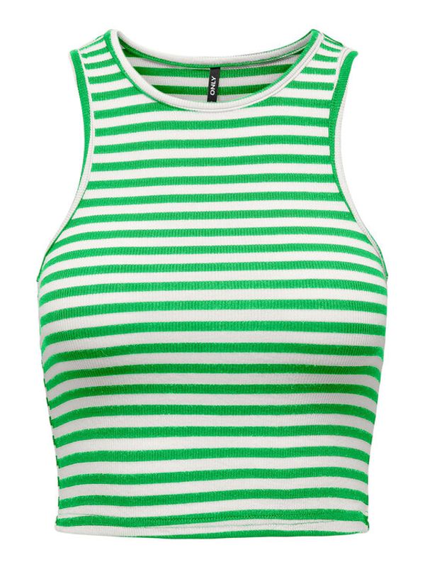 ONLY ONLY топ 15289846 Зелен Cropped Fit