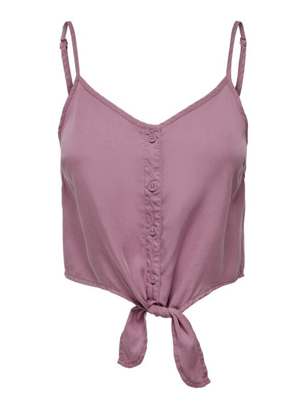 ONLY ONLY топ 15295604 Виолетов Cropped Fit