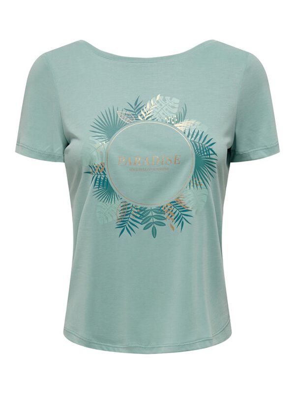 ONLY ONLY топ 15296948 Зелен Regular Fit