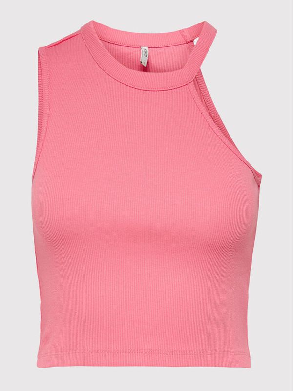 ONLY ONLY топ Anja 15261274 Розов Slim Fit