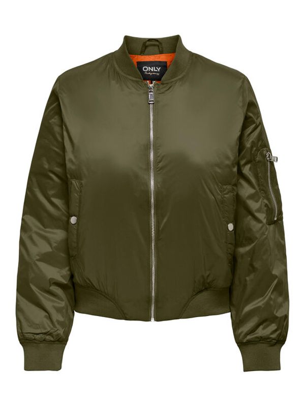 ONLY ONLY Яке бомбър 15293313 Зелен Regular Fit