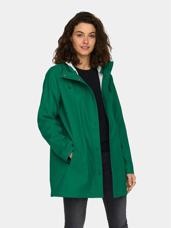 ONLY ONLY Яке за дъжд 15304784 Зелен Regular Fit