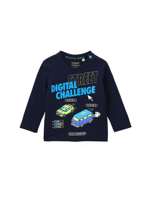 Original Marines Original Marines Блуза DCA0754NM Тъмносин Regular Fit