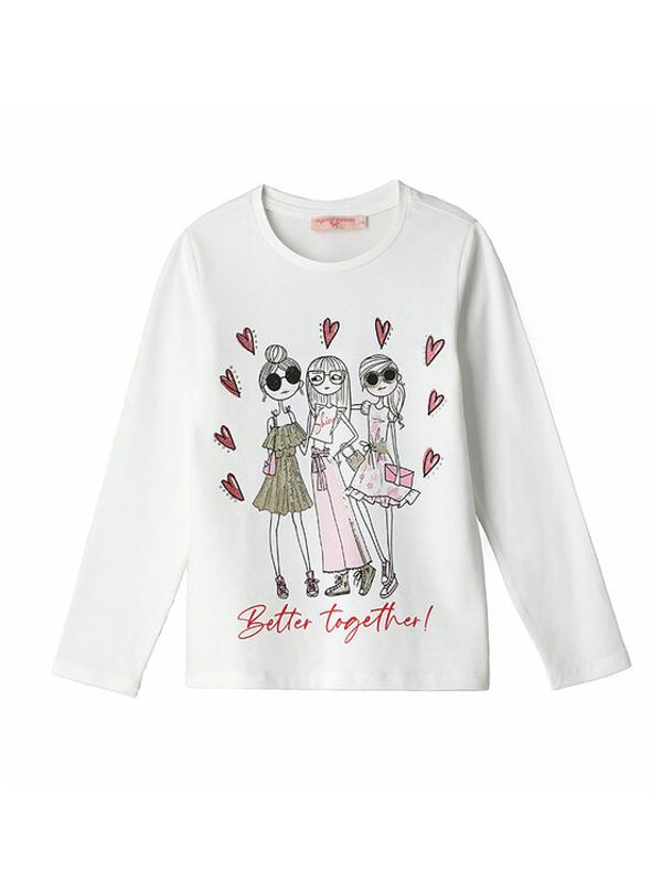 Original Marines Original Marines Блуза DDP3126F Екрю Regular Fit