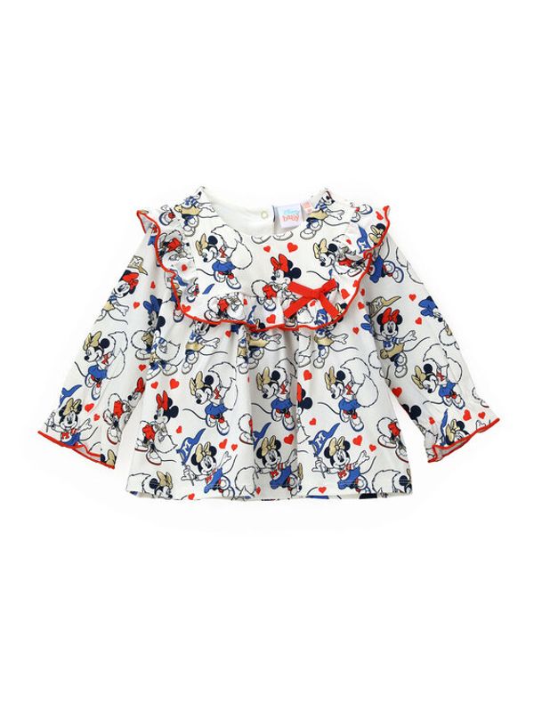 Original Marines Original Marines Блуза DISNEY DCAV1427NF Бял Regular Fit