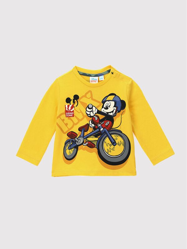 Original Marines Original Marines Блуза Myszka Miki DCAV0642NM Жълт Regular Fit