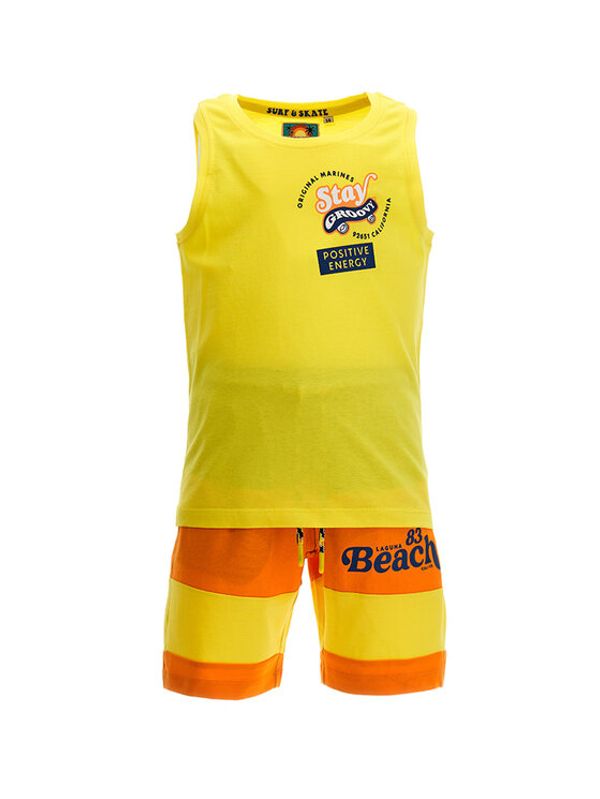 Original Marines Original Marines Детски комплект DDP2205B Жълт Regular Fit