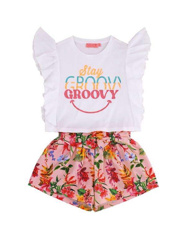 Original Marines Original Marines Детски комплект DDP3274F Бял Regular Fit